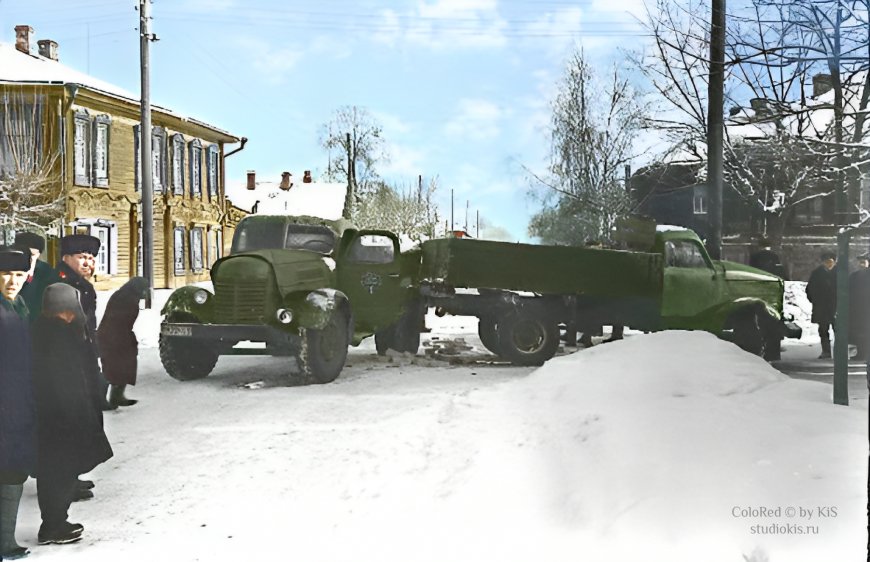 Авария на пр-те Текстильщиков, 1958, г.Кострома