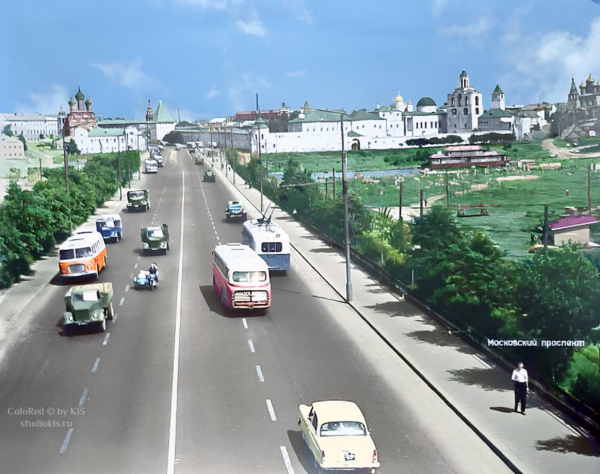 г.Ярославль, Московский пр-т, 1966 г.