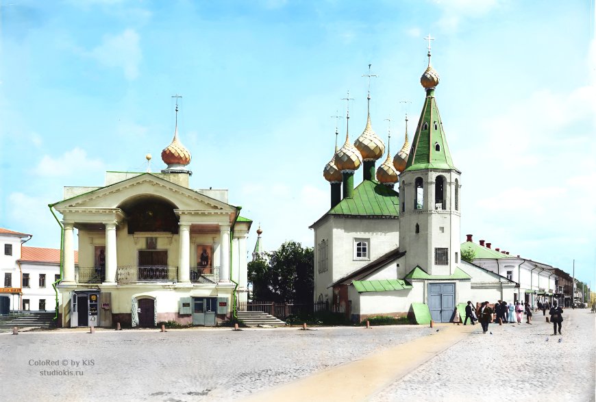 Георгиевская и Воскресенская церкви. г.Кострома